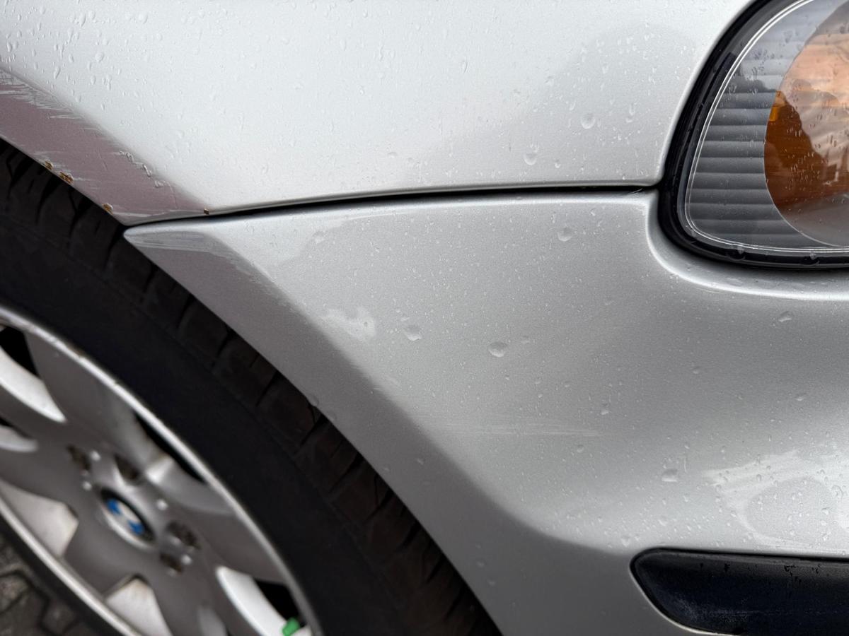 BMW E46 Compact original Stoßstange Stoßfänger vorn 354 Titansilber BJ04